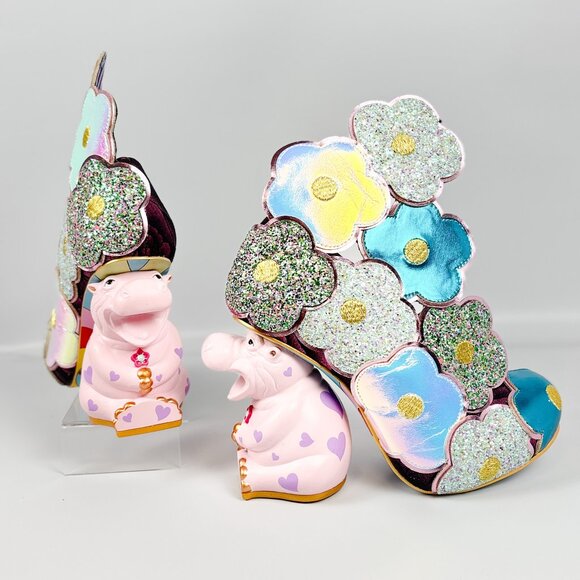 Irregular Choice Hippo Ray Turquoise Character Heels – Size 39 – Rare - Picture 1 of 8